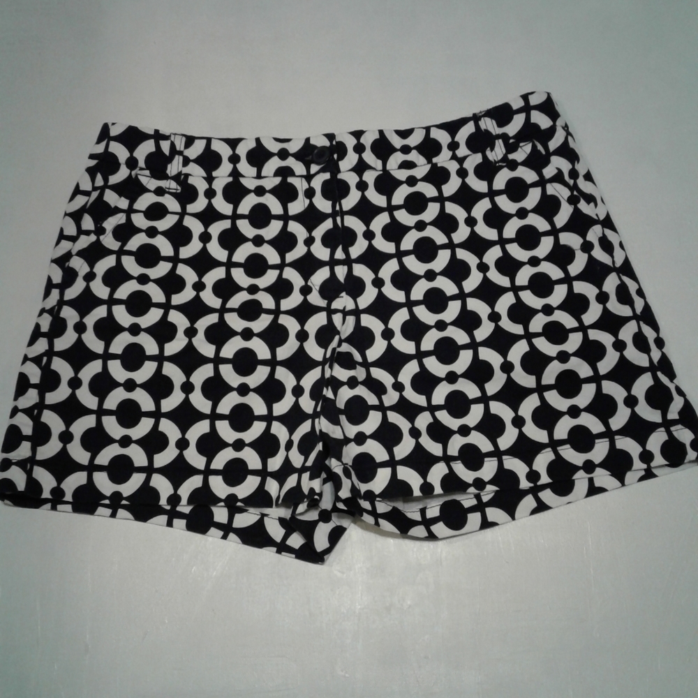 Crown  & Ivy  navy and white design shorts